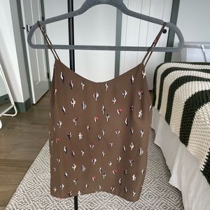 Cactus print tank top.